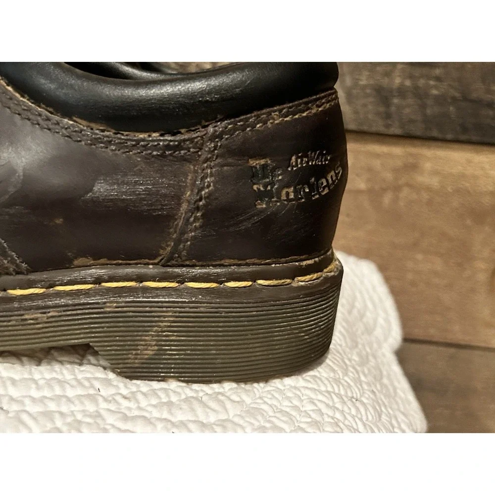 Doc‎ Dr. Martens Brown Leather Mens US 11849 Oxford Shoes Womens Size 8